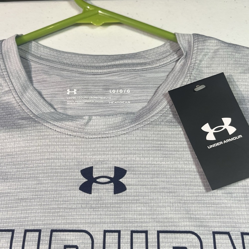NWT Men's Under Armour Heat Gear Loose Auburn Tigers T Shirt Large - Picture 3 of 6
